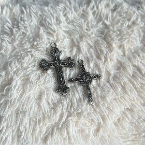 His & Hers Cross Pendants